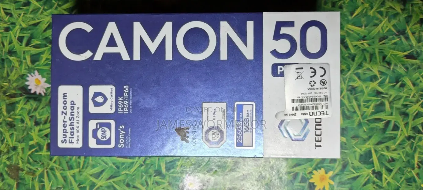 New Tecno Camon 50 Pro 256 GB Green