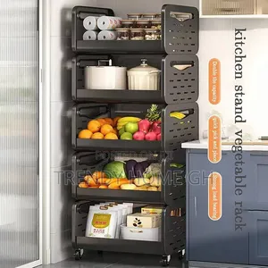 5-Tier Multipurpose Kitchen Vegetable Rack
