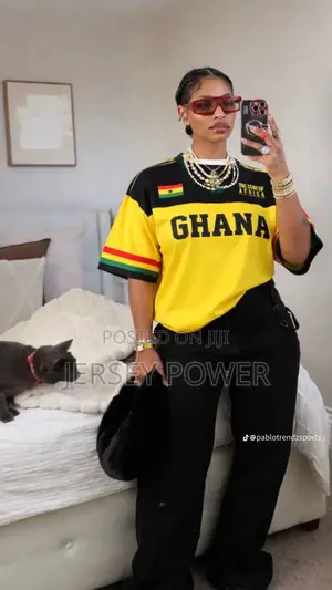 Ghana Black and Yellow Jersey