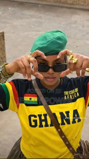 Ghana Black and Yellow Jersey