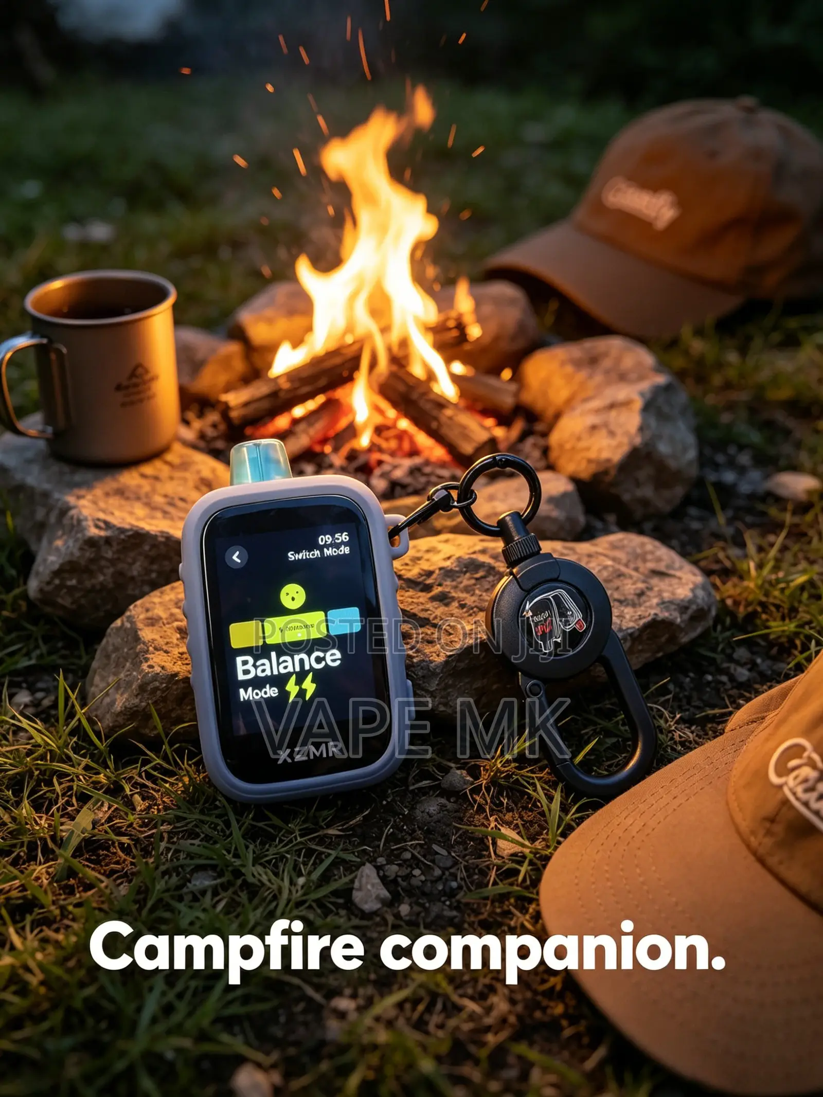 ZMR Vape – Your Campfire Buddy, Rechargeable, Big Puffs, Outdoor Ready