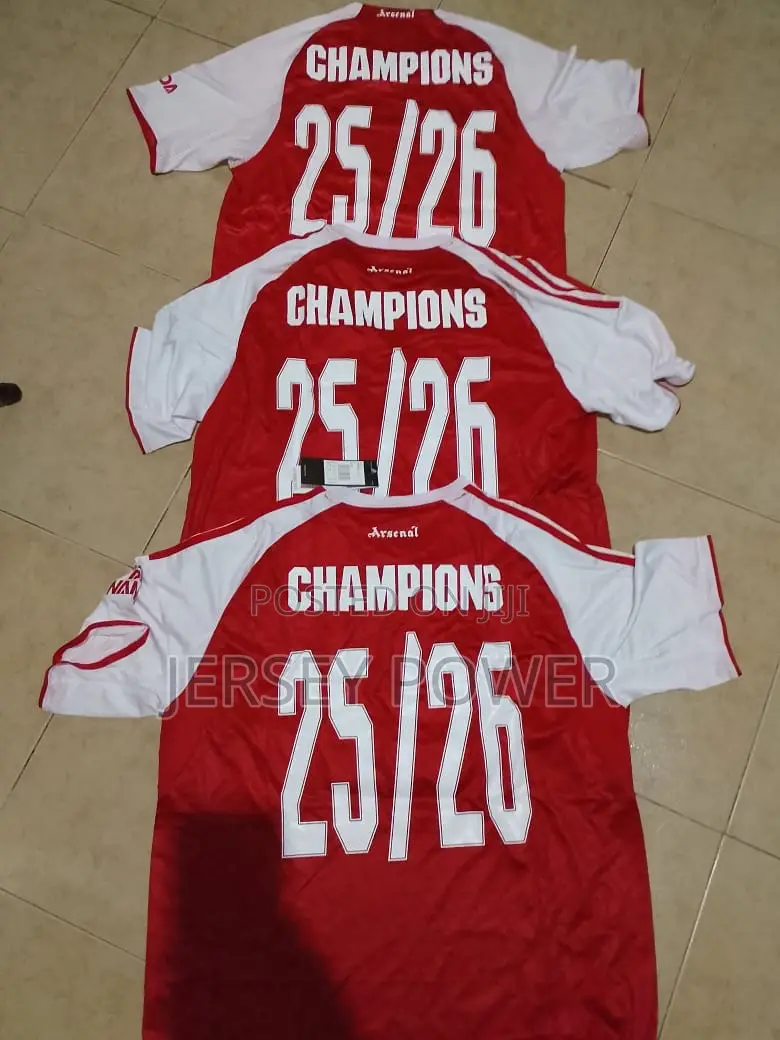Arsenal Home, Away and 3rd Kit 25/26