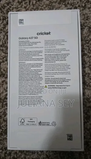New Samsung Galaxy A37 256 GB Black