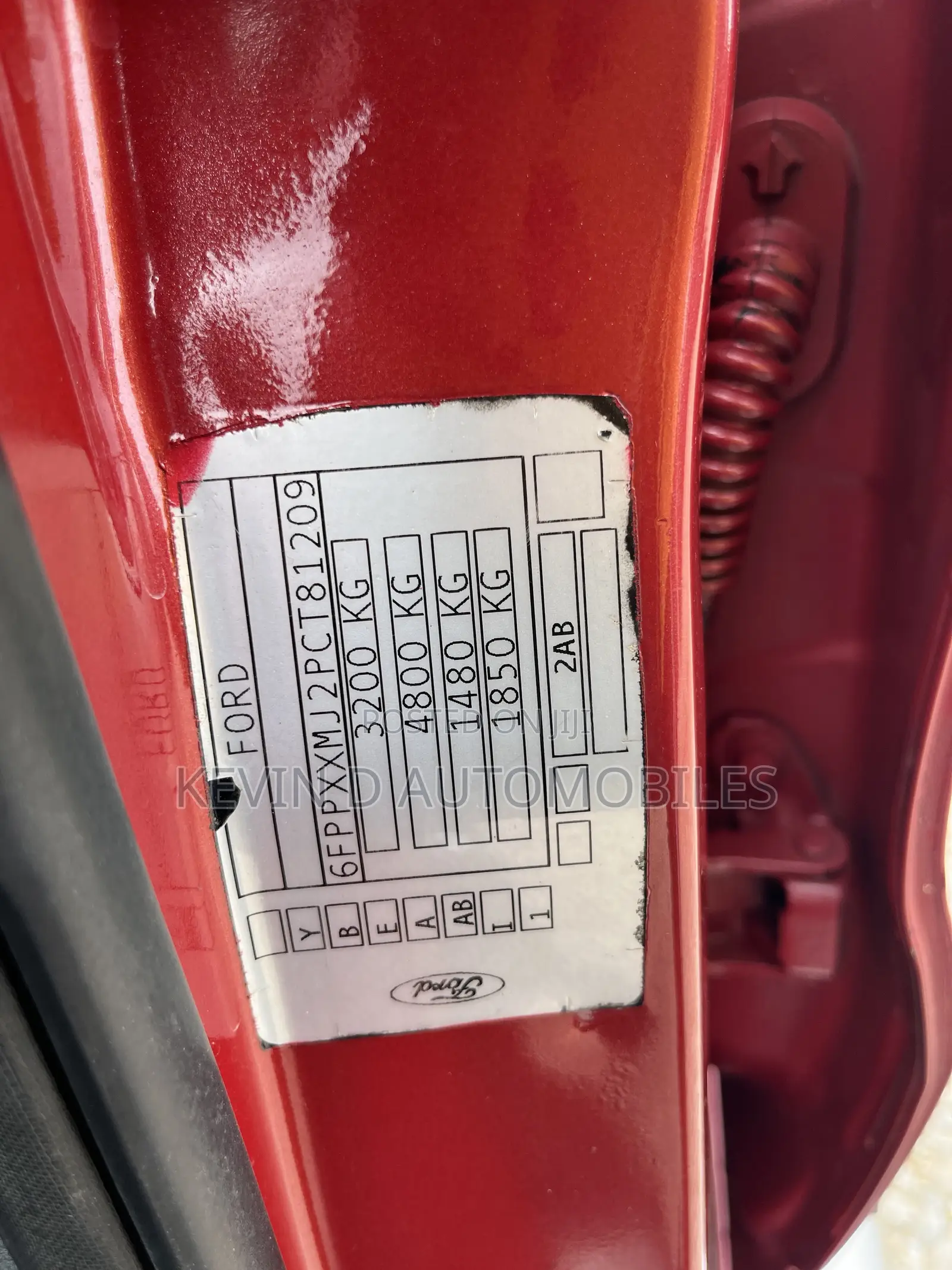 Ford Ranger Wildtrak 2012 Red