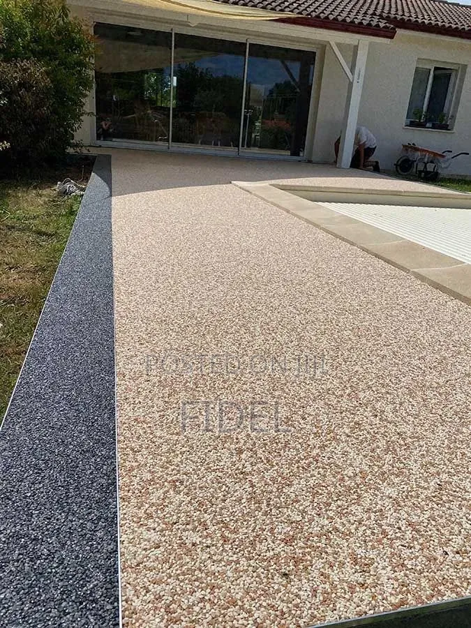 Stone Carpet Flooring or Epoxy Stone Resin