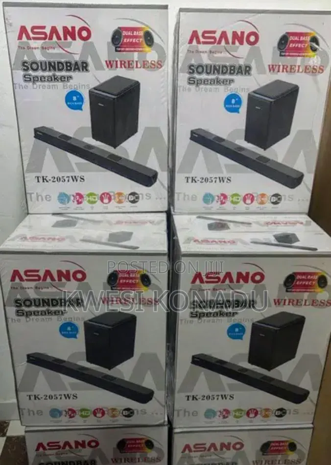 2026 Asano Tk2057ws Wireless Tv Soundbar