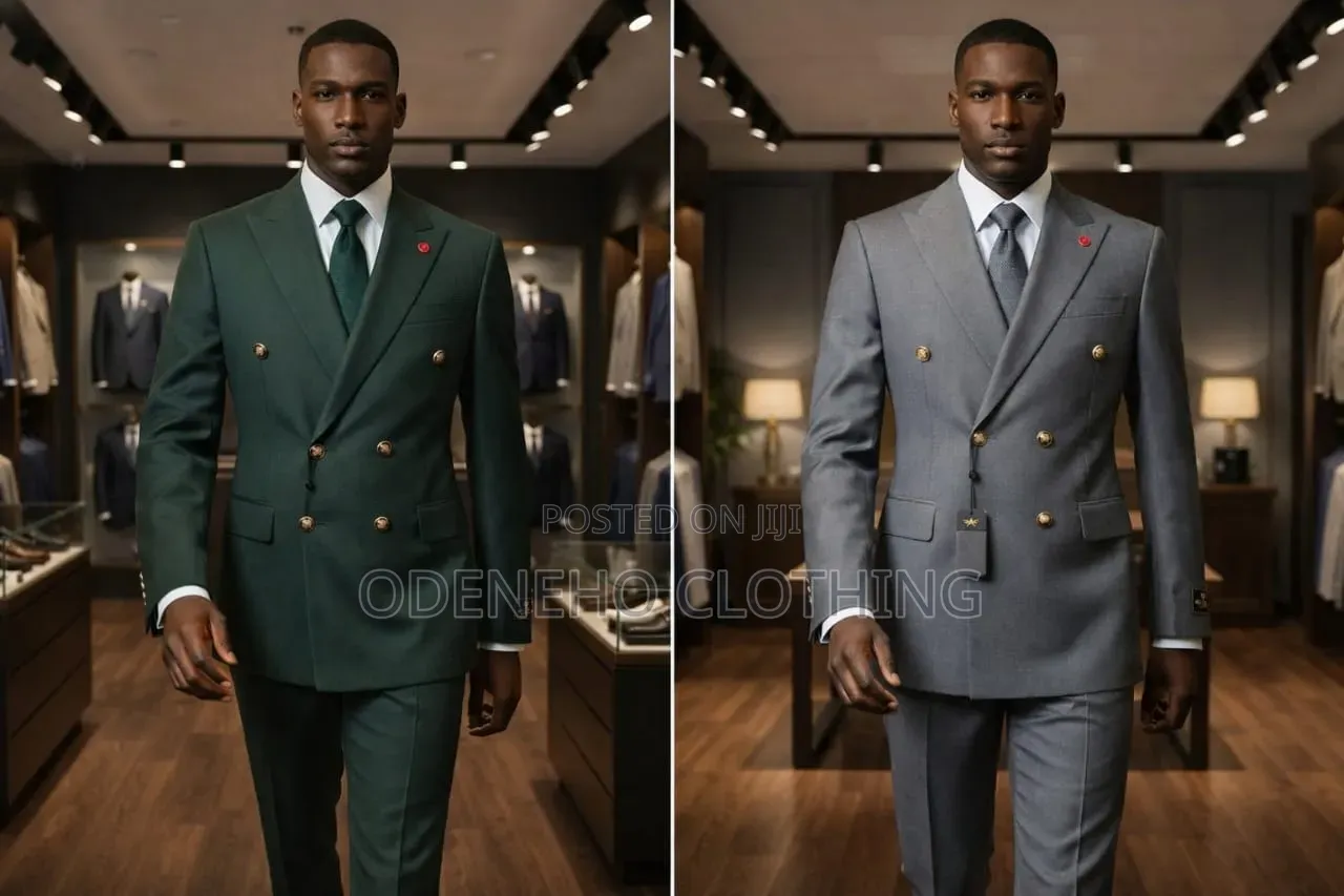 Classy Double Breasted Suit for Men