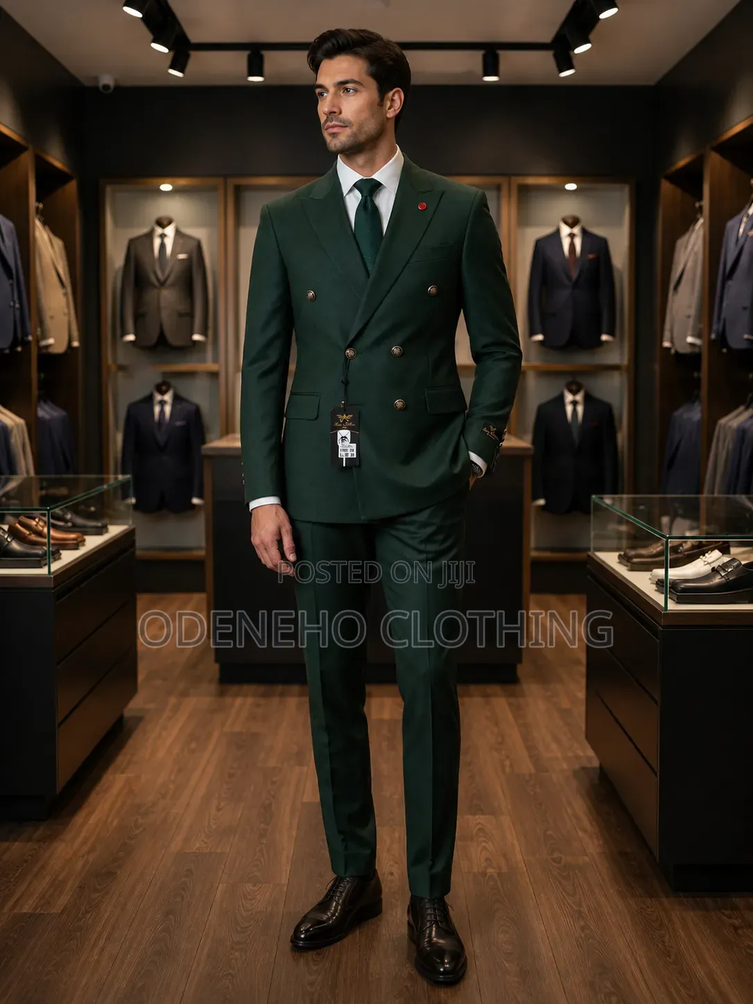 Army Green Suit for Men