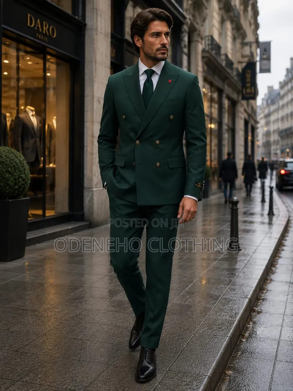 Army Green Suit for Men