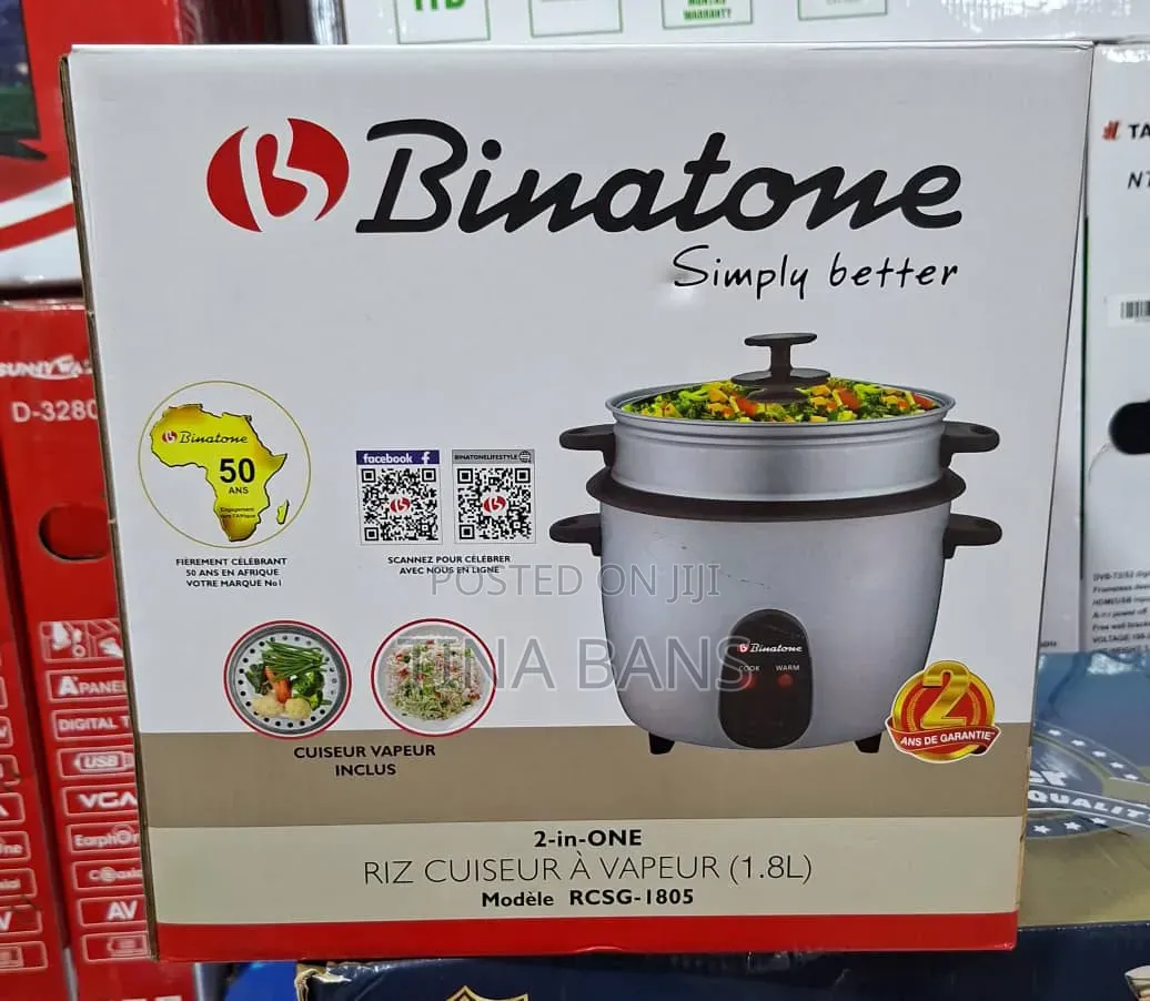 Binatone Rice Cooker 1.8l /2.2litres/2.8litres