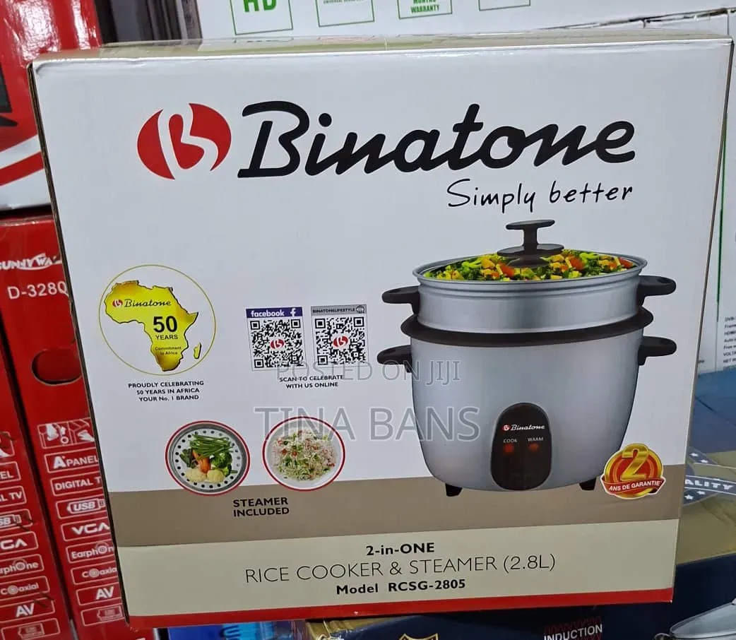 Binatone Rice Cooker 1.8l /2.2litres/2.8litres