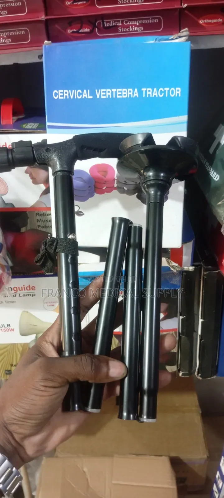 Foldable Walking Stick (With Touch Light)