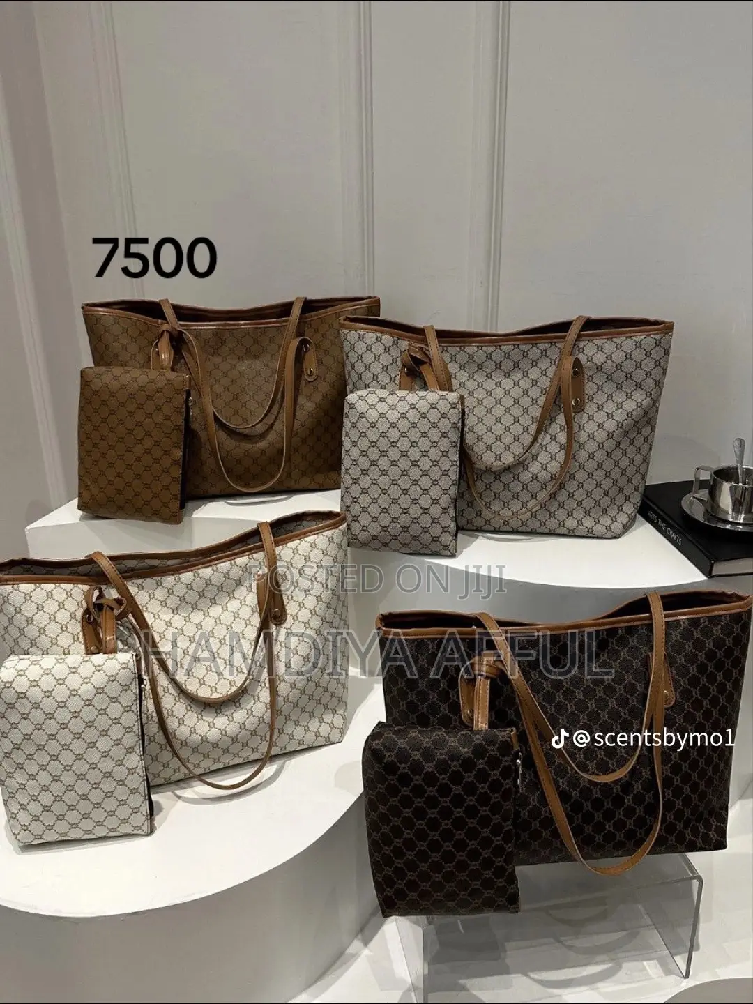 2in 1 Leather Tote Bags