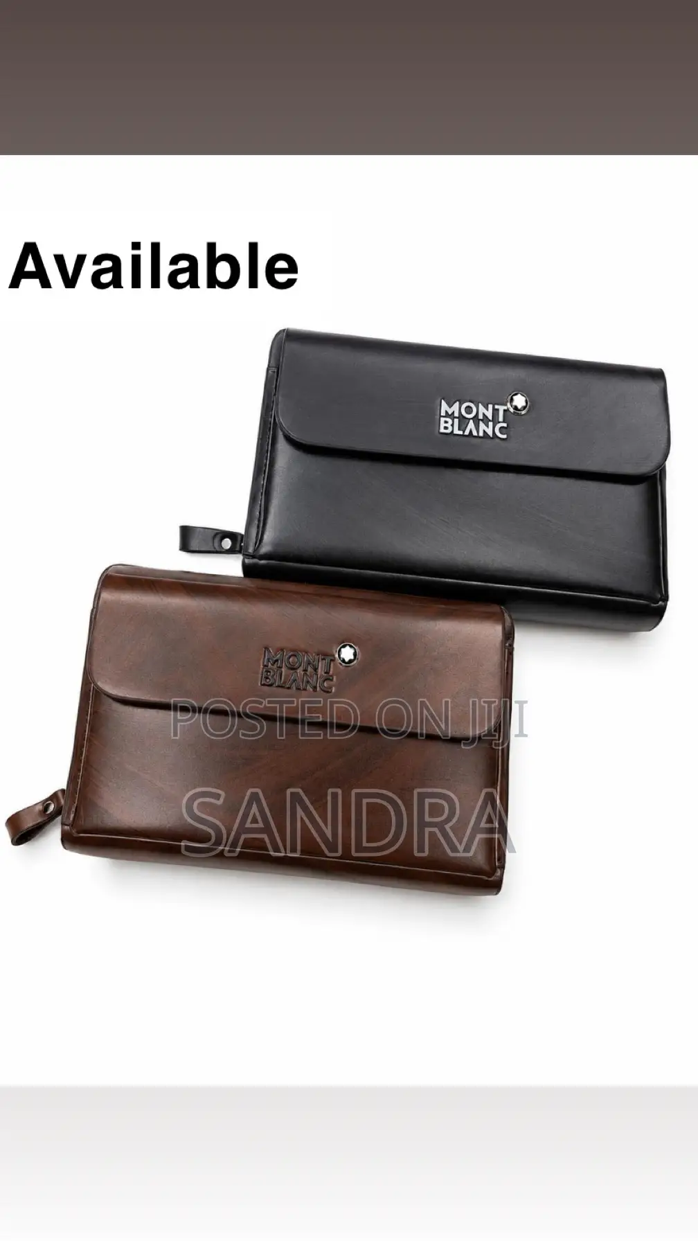 Mont Blanc Leather Pouch