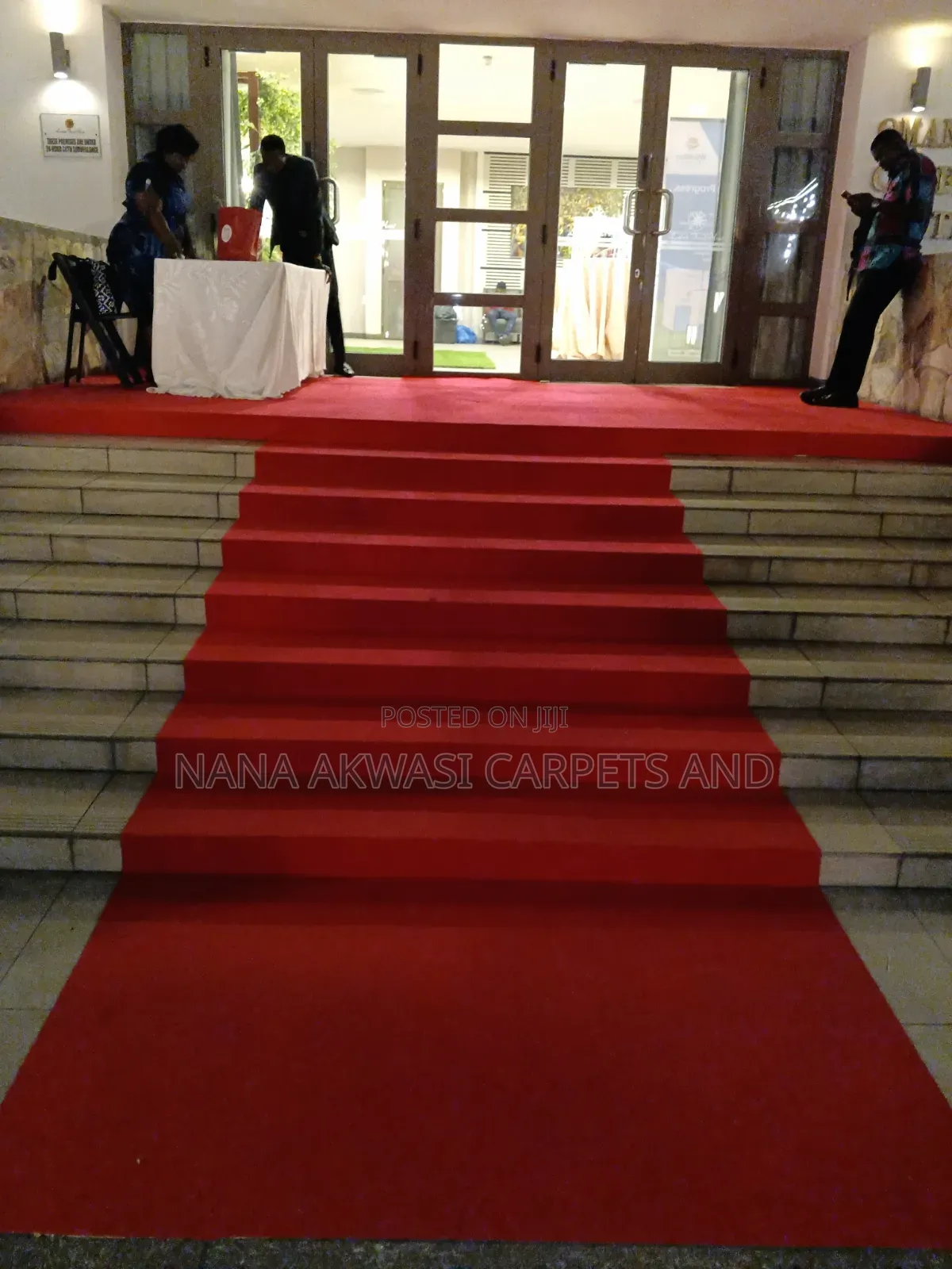 Quality and Durable Red Wine Carpet for Events and Altar