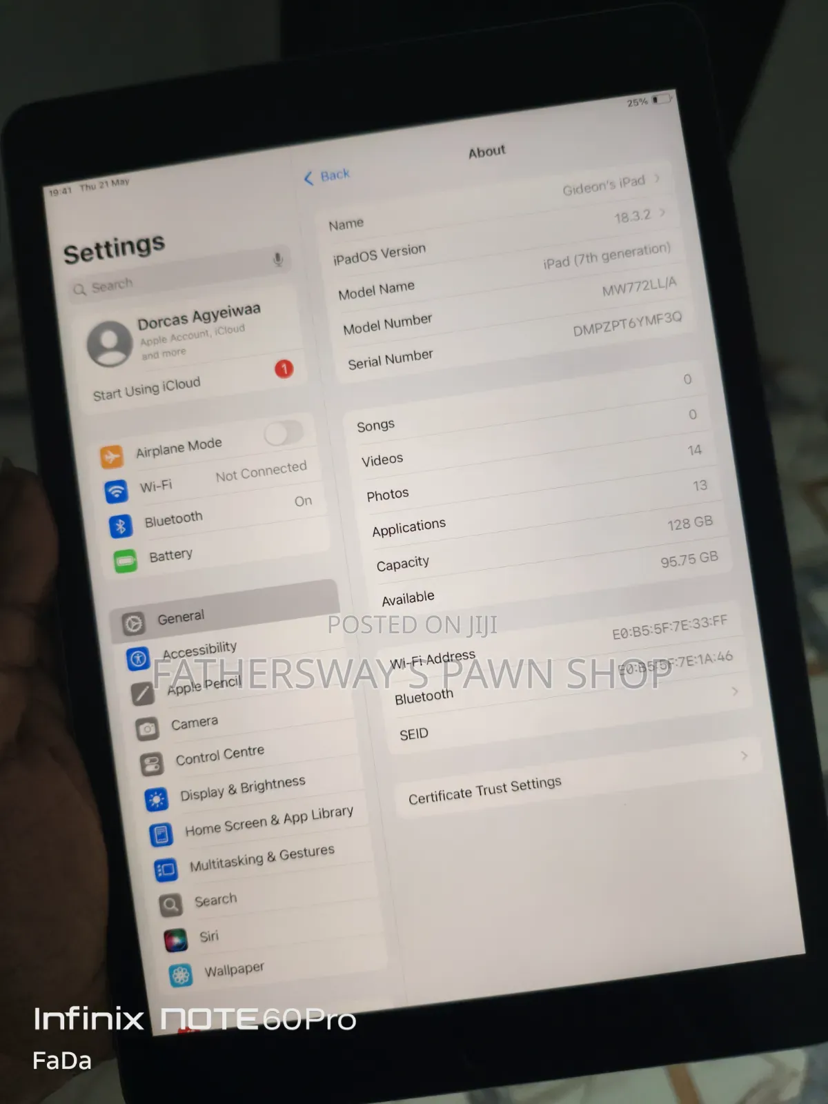 Apple iPad 10.2 (2019) 128 GB Silver