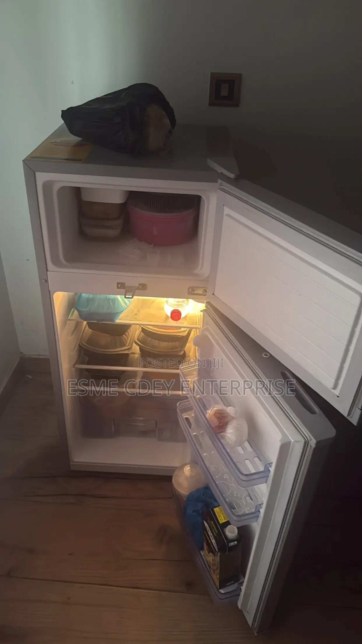 Flamingo Silver Mini Fridge With Freezer
