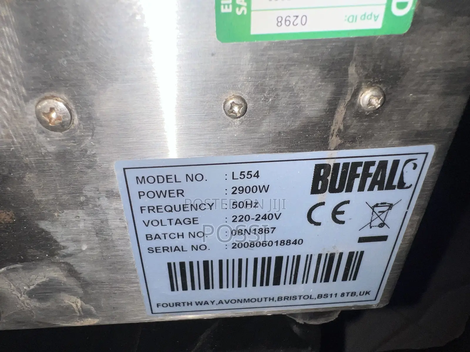 Heavy Duty Contact Grill/ Toaster From Uk ( Shawarma Machine )