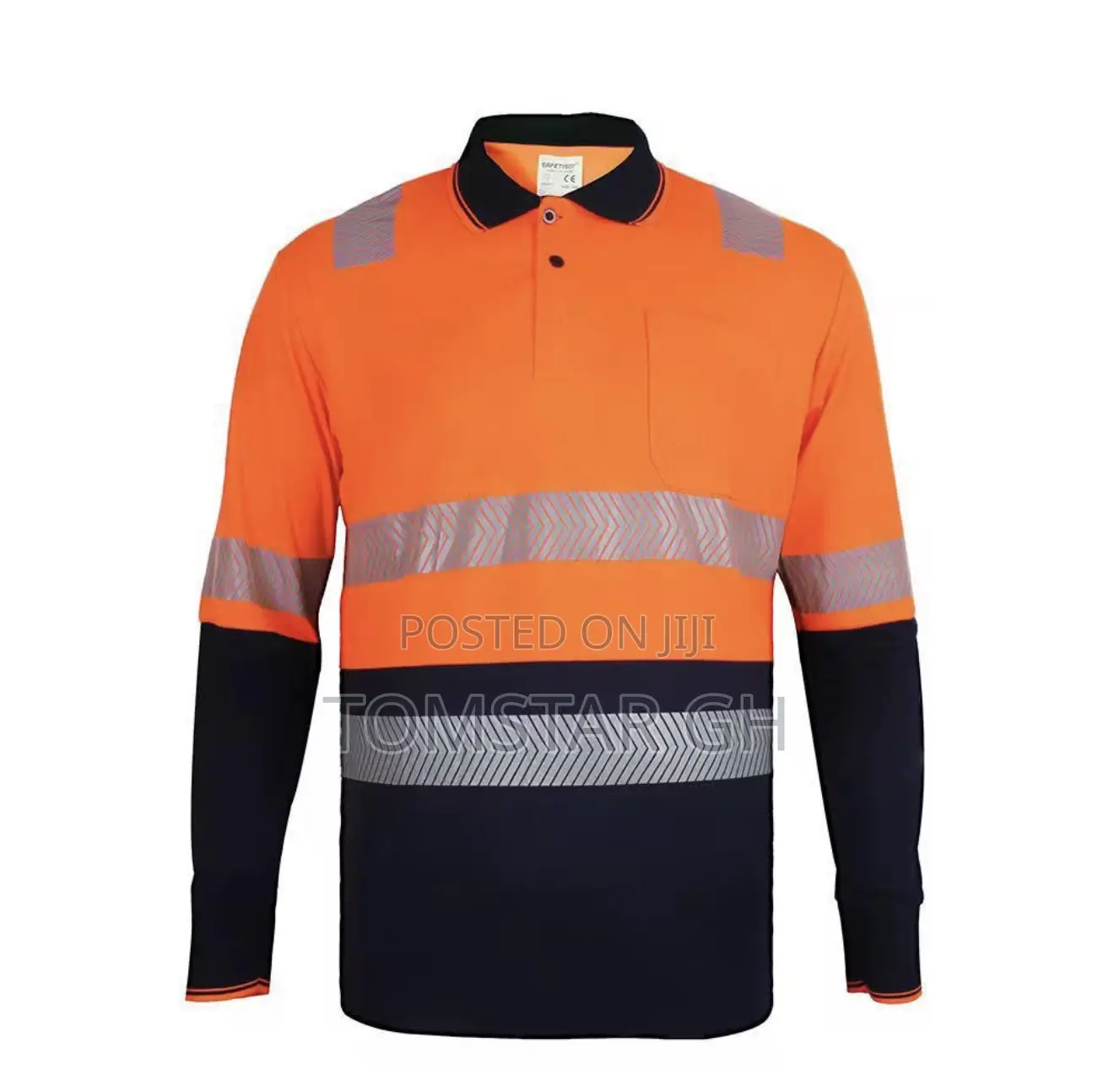 Reflective Polo Long Sleeve Shirt