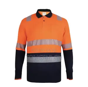 Reflective Polo Long Sleeve Shirt