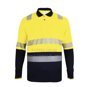 Reflective Polo Long Sleeve Shirt