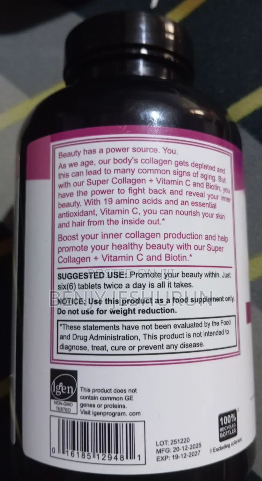 Supper Collagen Tablets 360pcs