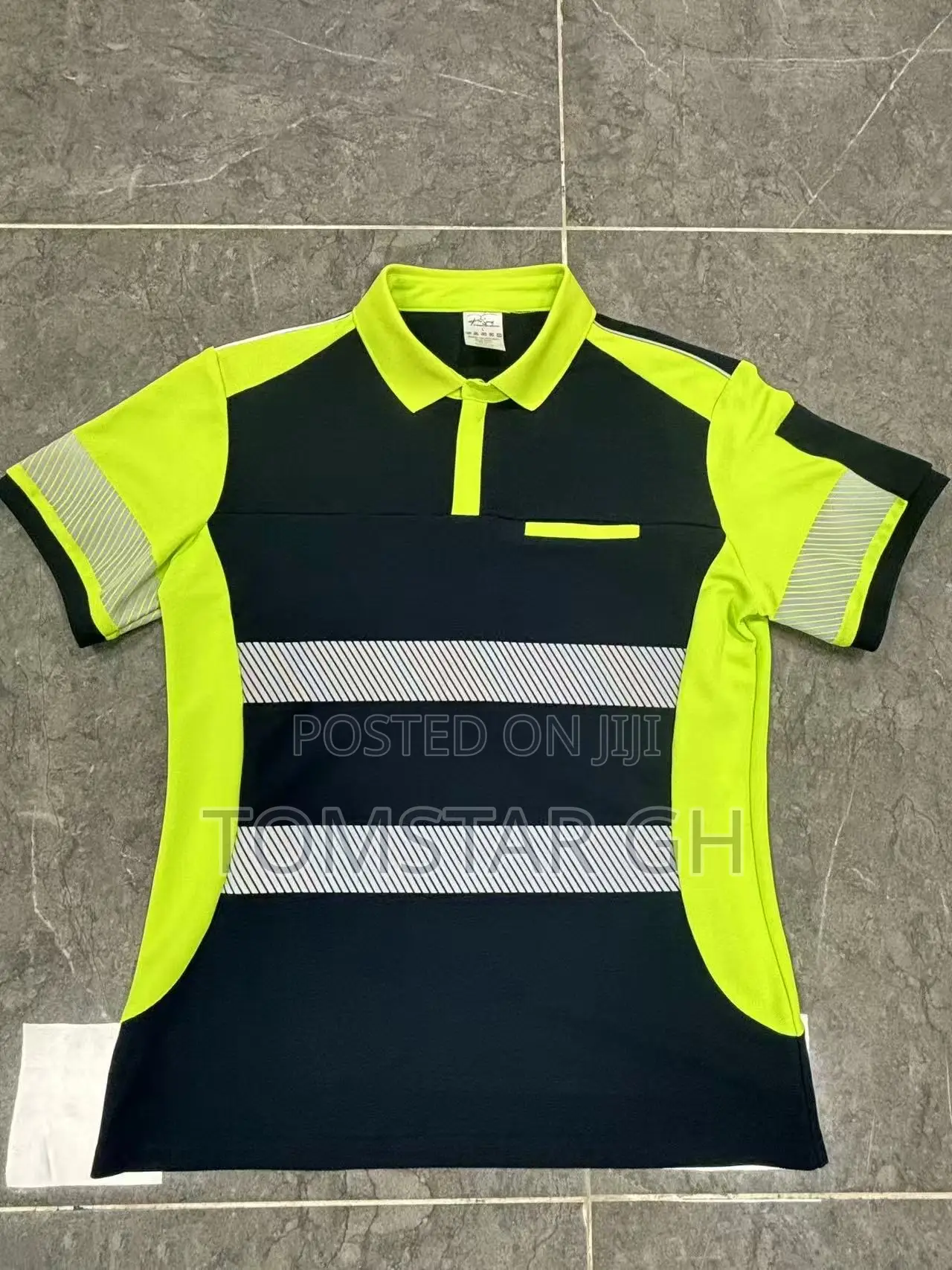 Reflective Cotton Polo Shirt