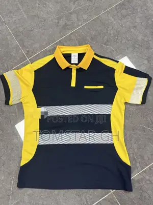 Reflective Cotton Polo Shirt