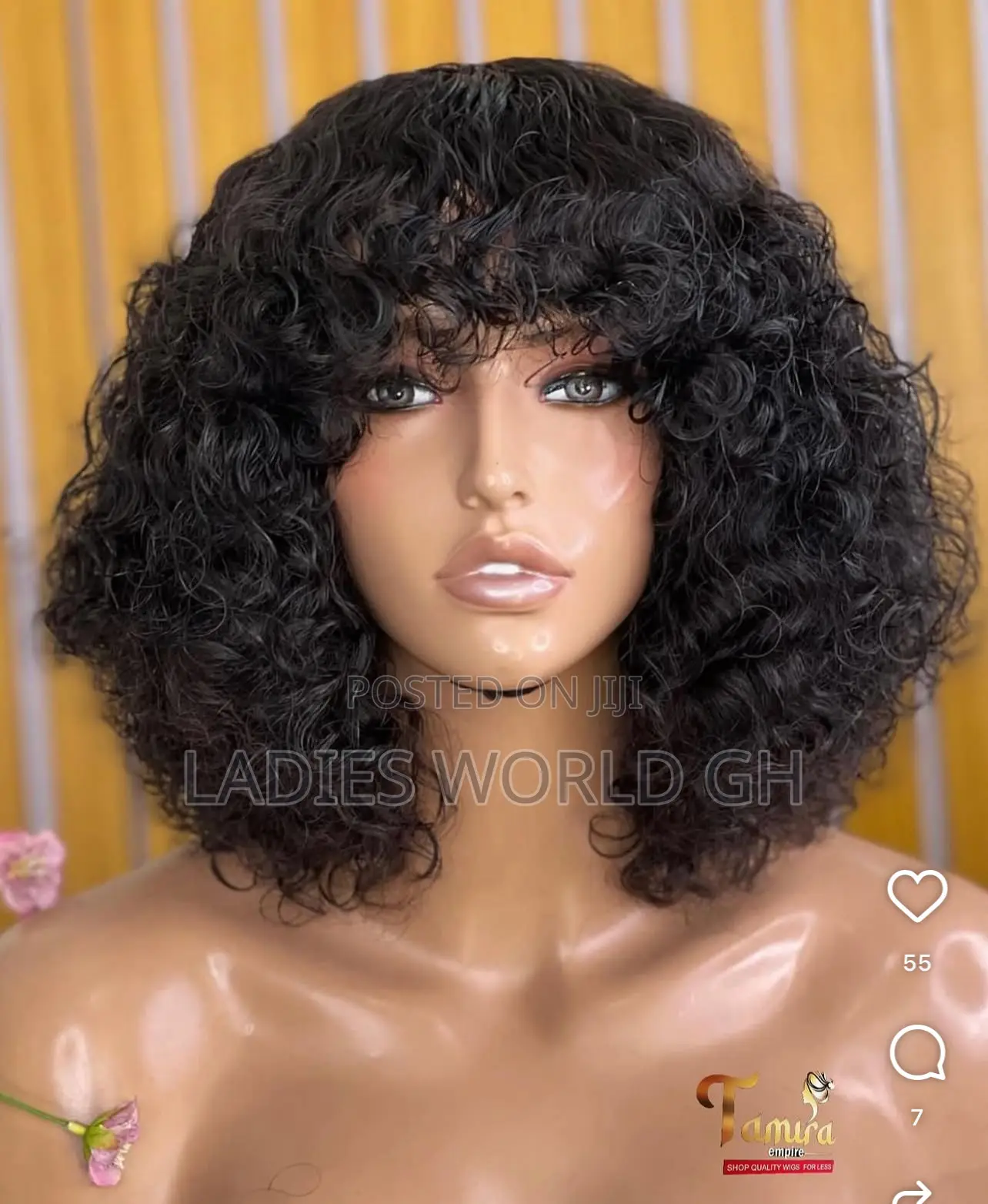 Sassy Bouncy Fringe Wig