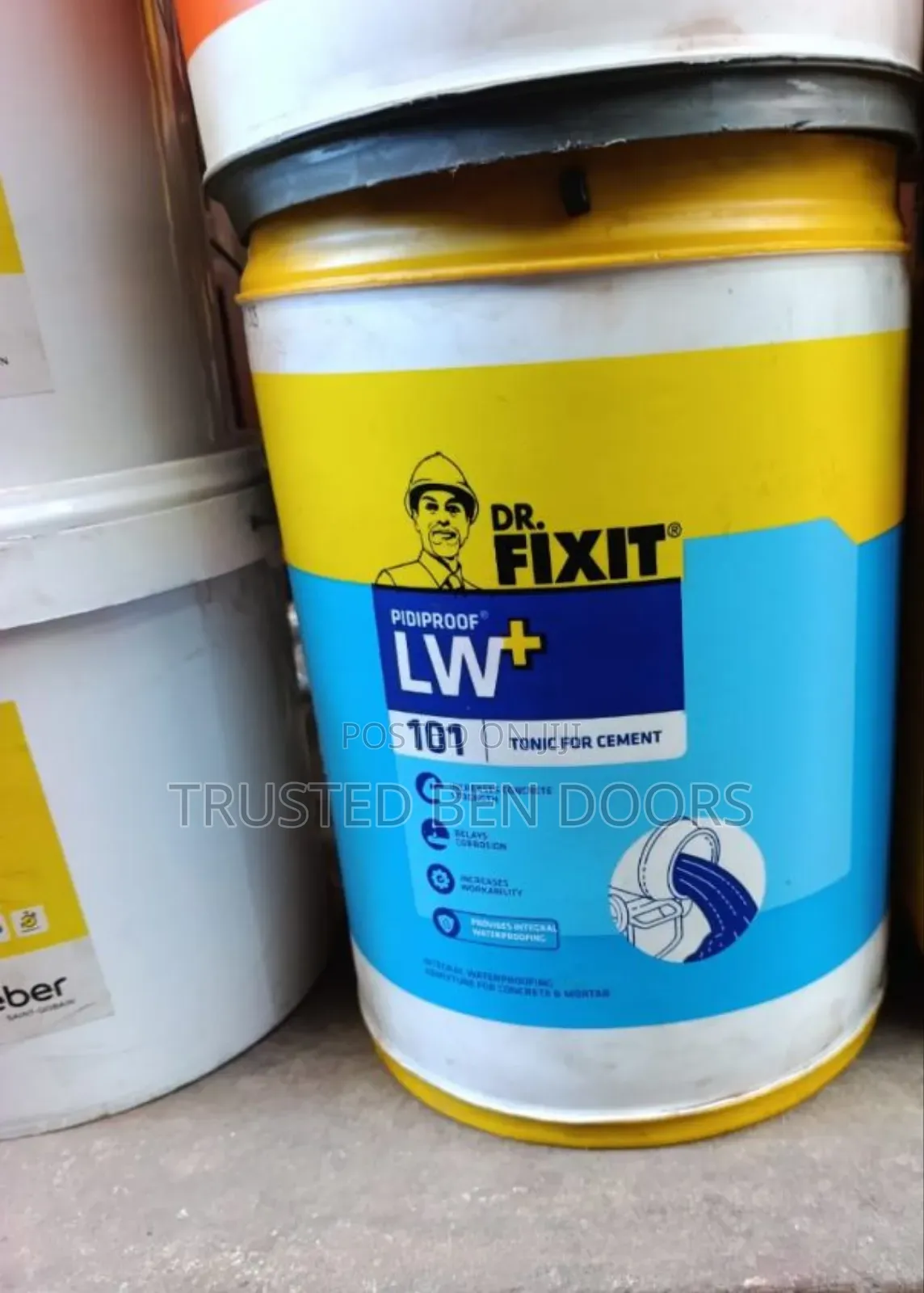 Dr. Fixit Waterproof Bucket for Construction Works 20kg (101)
