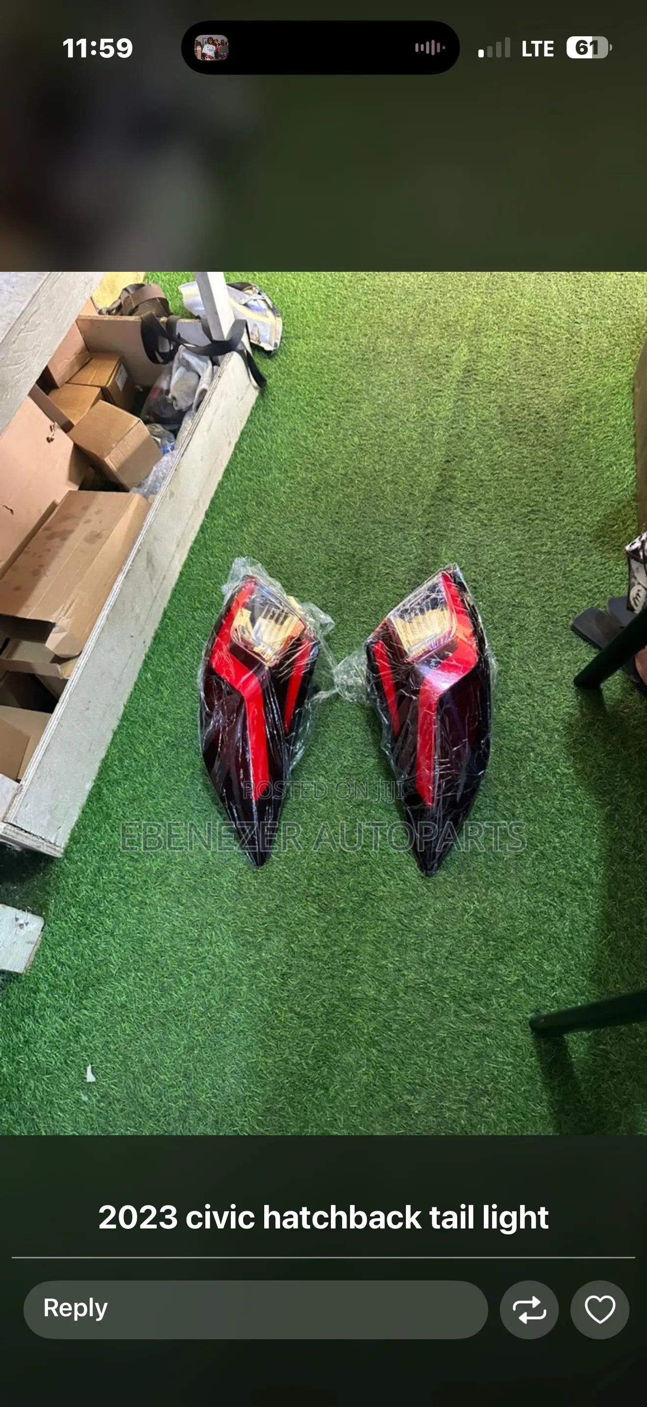 Honda Civic Hatchback Taillights 2022 2023 2024 2025 2026