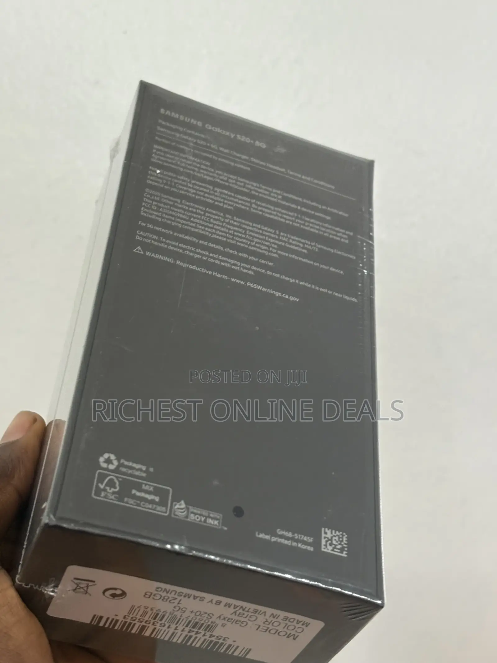 New Samsung Galaxy S20+ 5G 128 GB Black