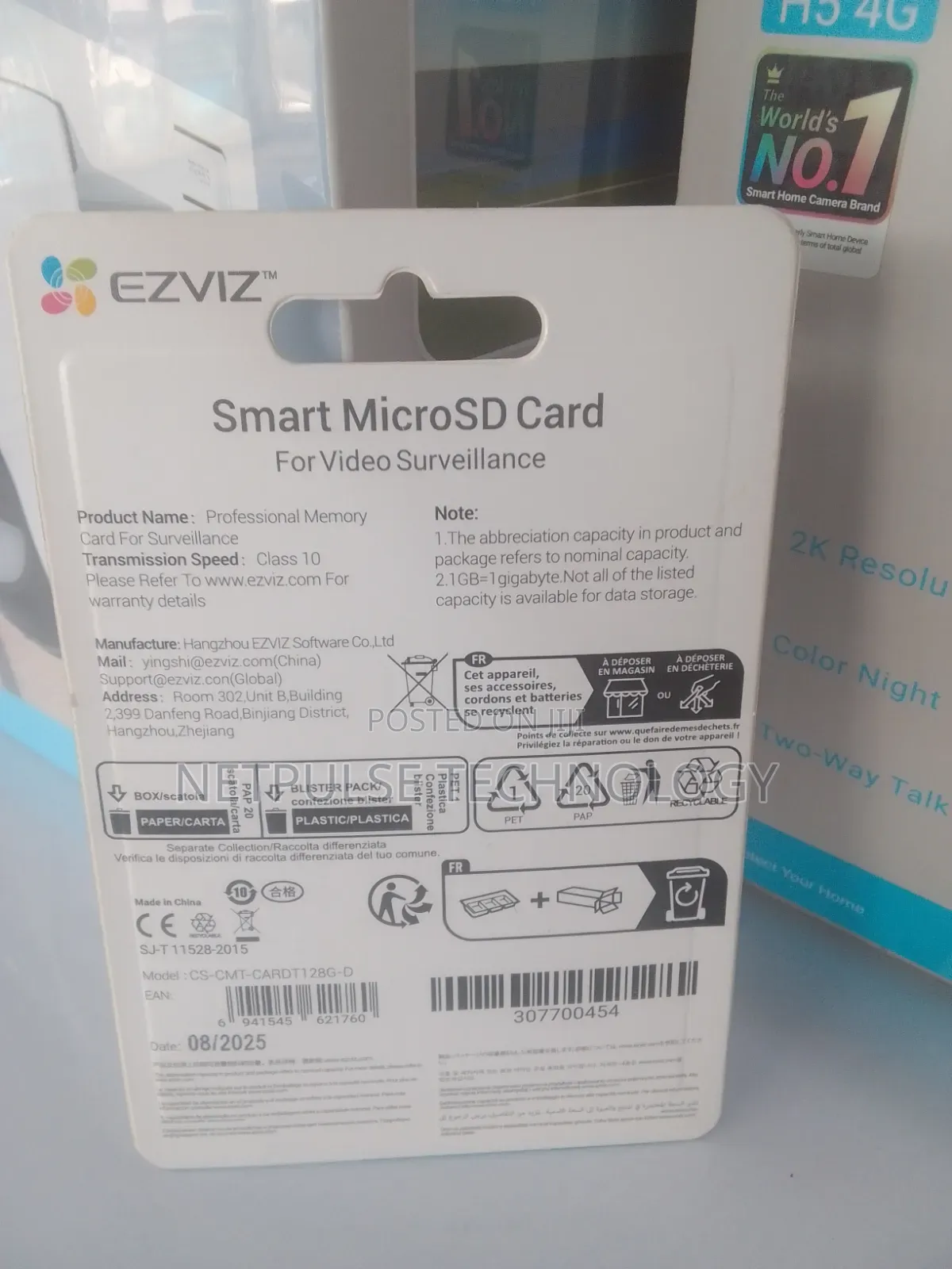 Ezviz 128gb Microsd Card