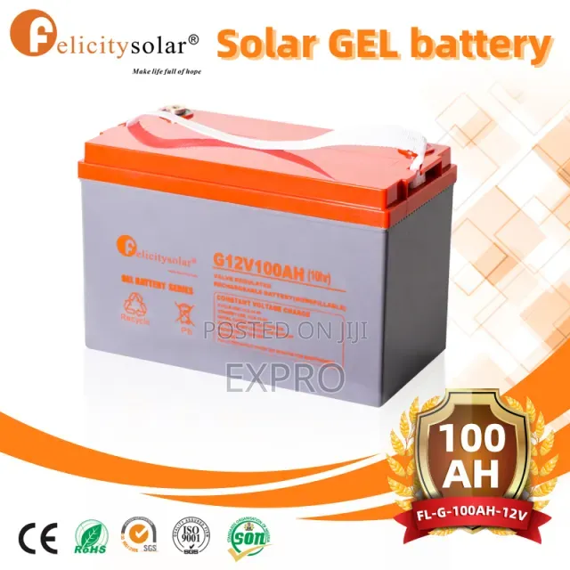 Felicity Gel Solar Battery 100ah 12v