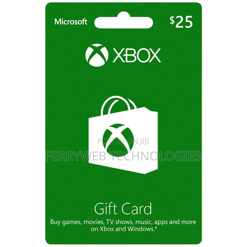 Xbox Gift Card $25