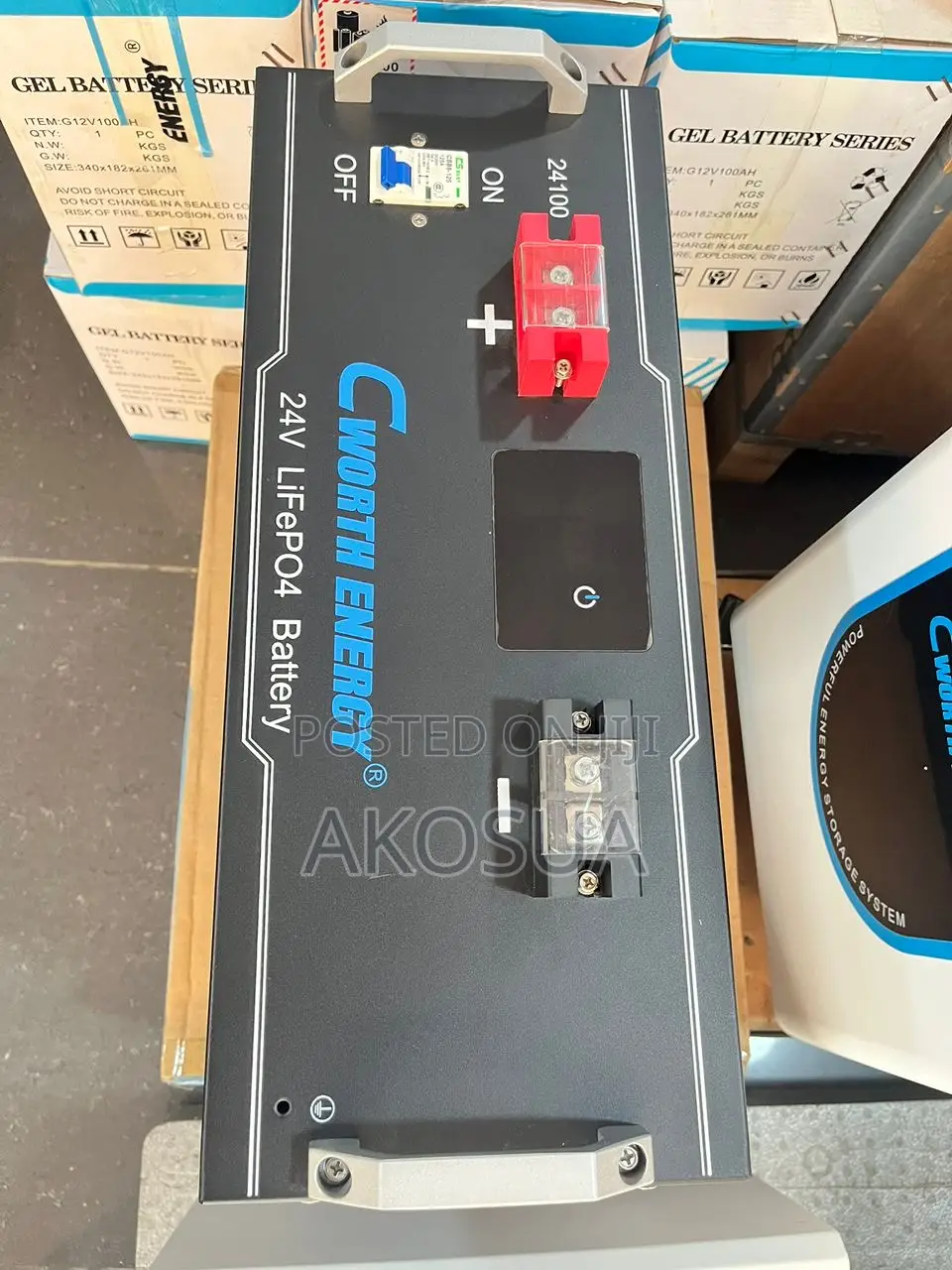 Cworth 24v100ah Lithium Battery