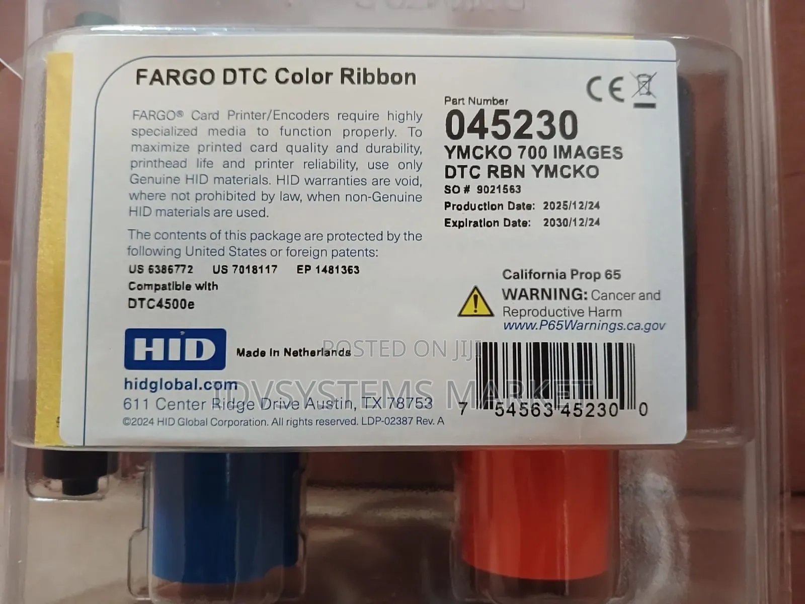 DTC 4500 Full Color Ribbon