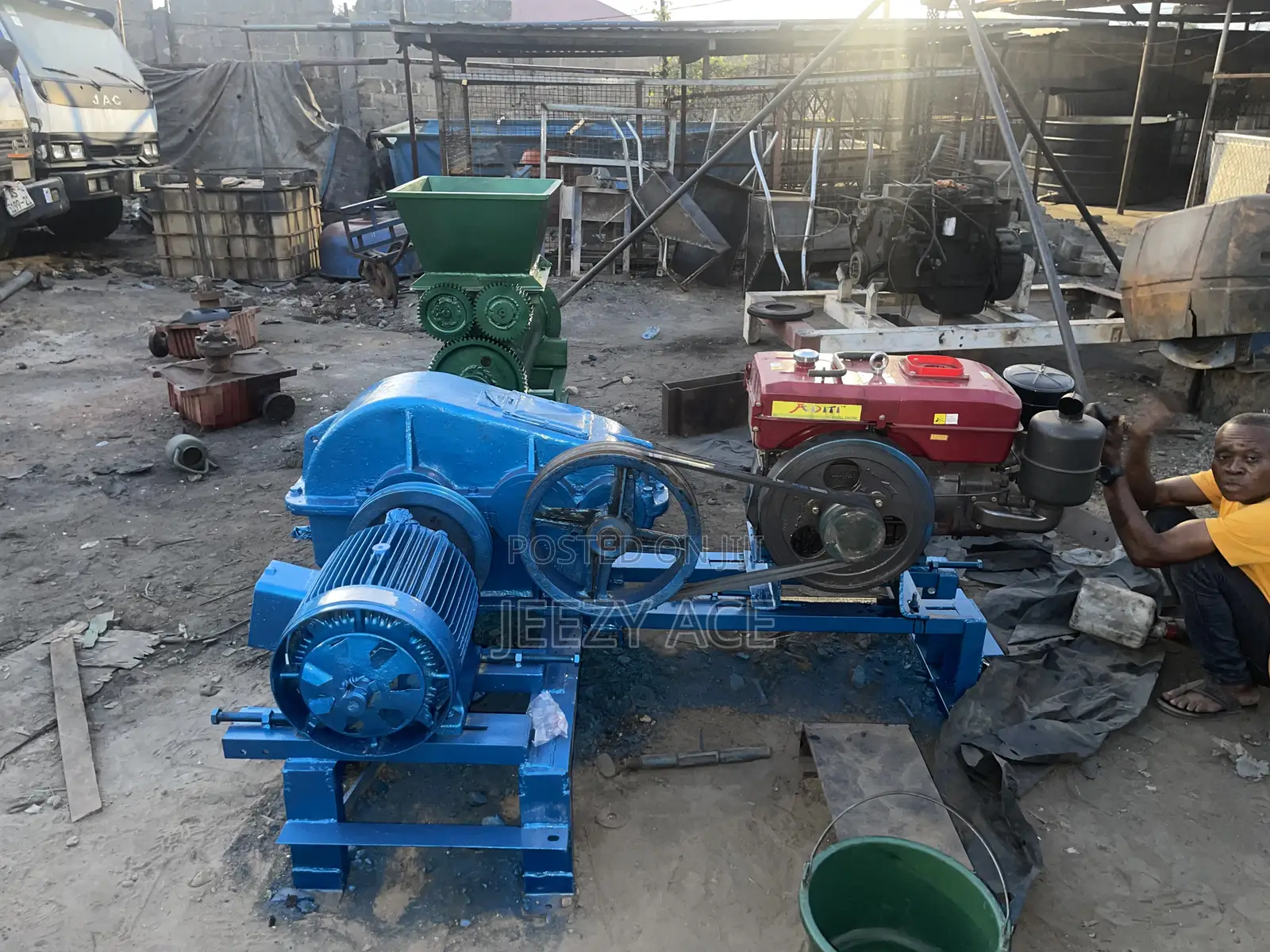 Clay Bricks Manufacturing Machine