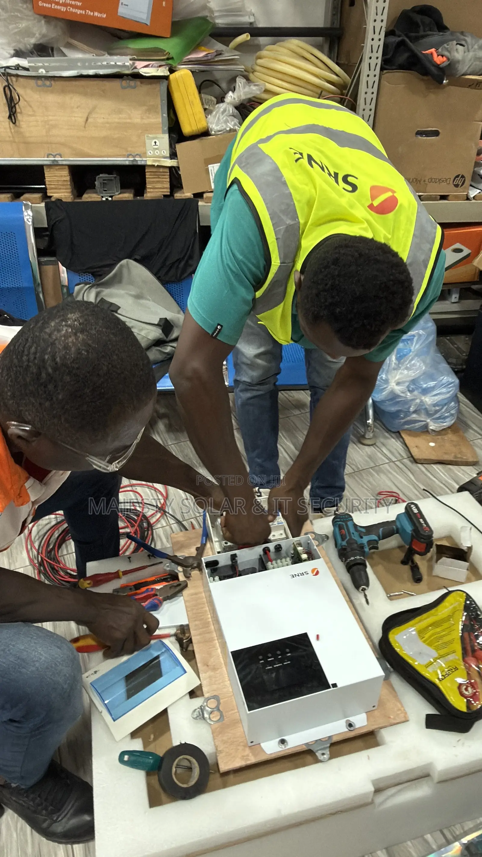 Training on Solar and CCTV Survsllence, Networking Etc