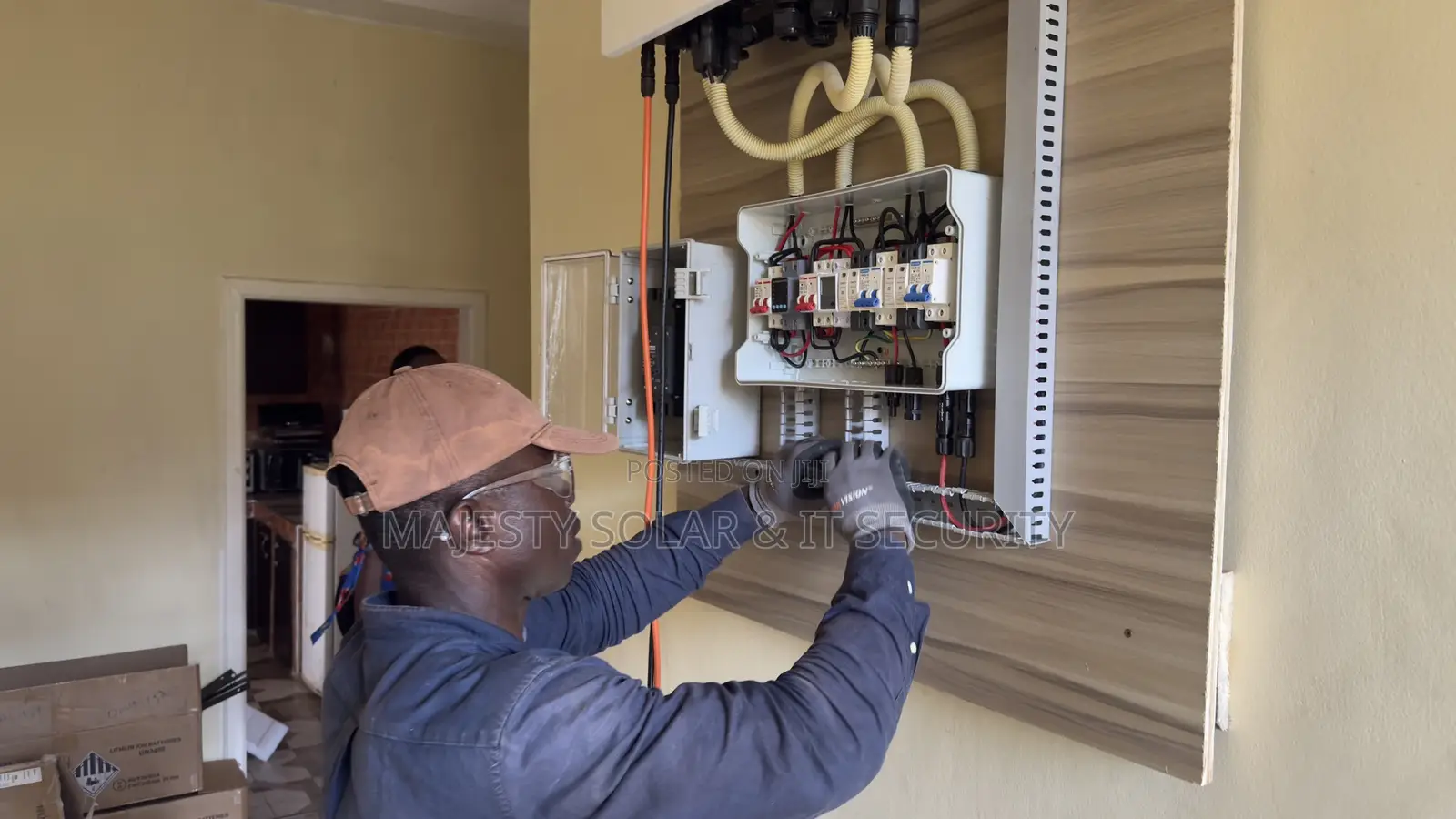 Training on Solar and CCTV Survsllence, Networking Etc