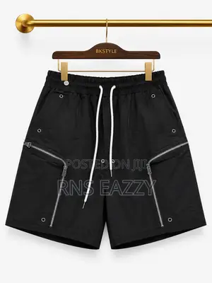 Rick Owens Zip Tech Cargo Shorts