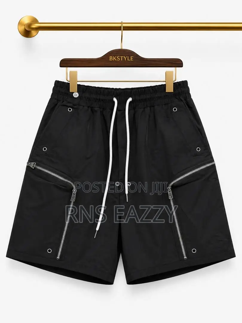 Rick Owens Zip Tech Cargo Shorts