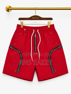 Rick Owens Zip Tech Cargo Shorts