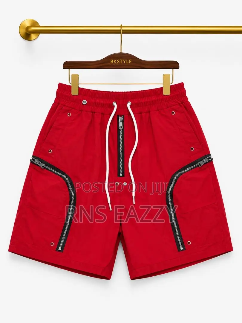 Rick Owens Zip Tech Cargo Shorts
