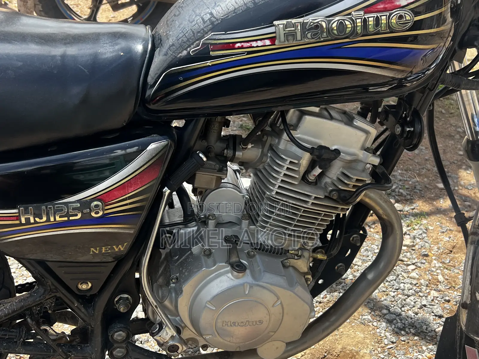 Haojue HJ125-8K 2022 Black