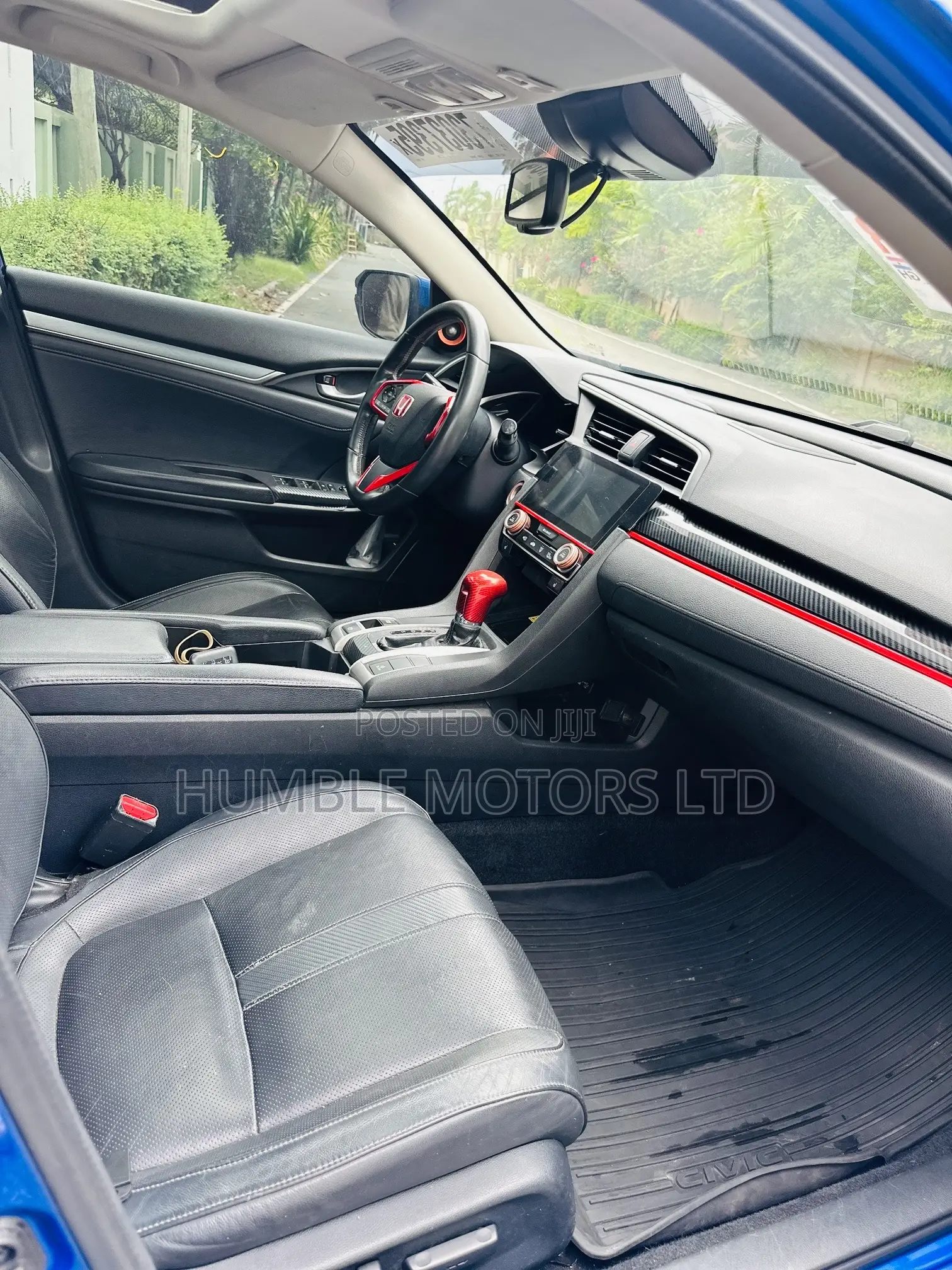 Honda Civic Touring Coupe 2018 Blue