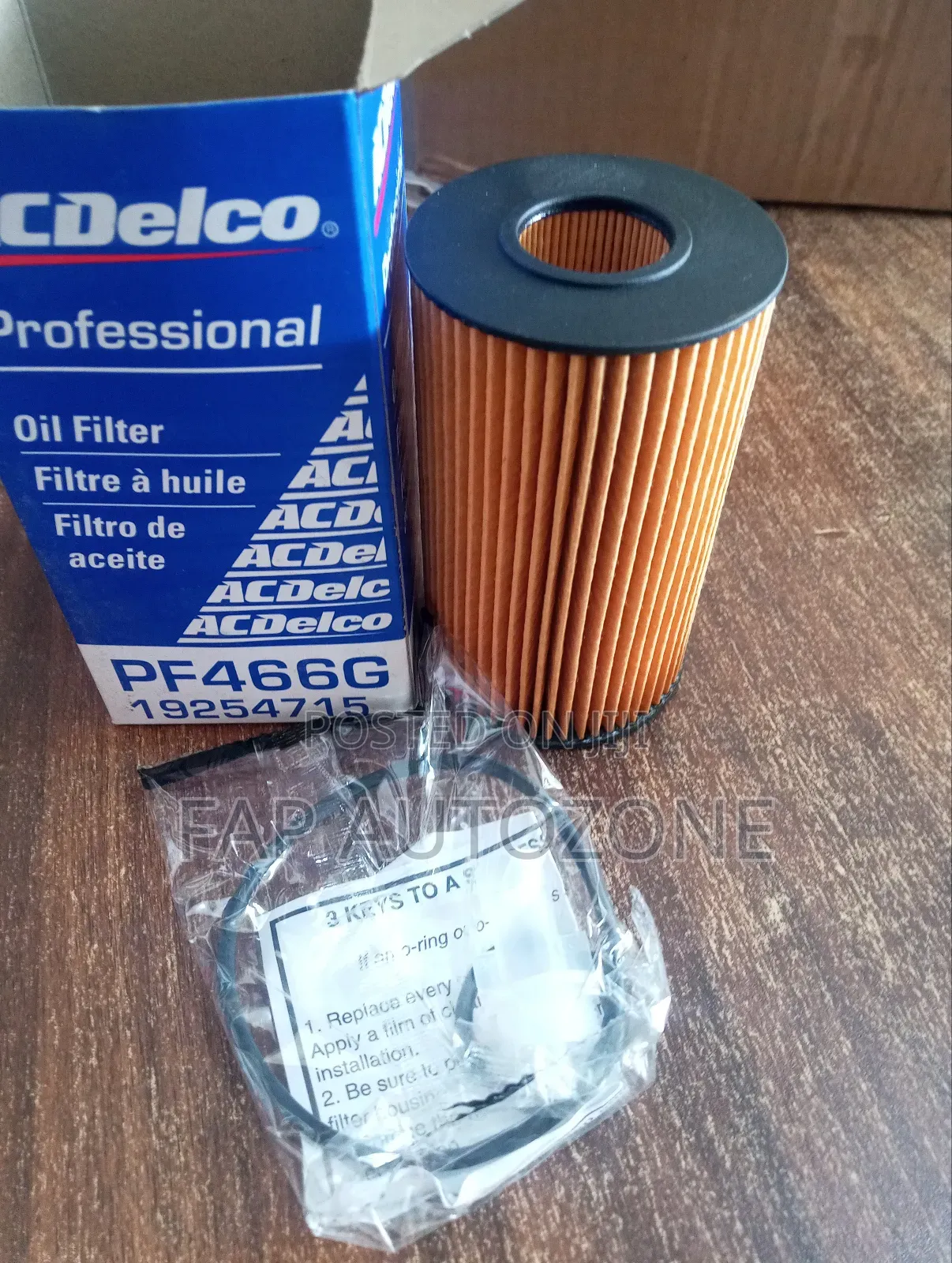 Original Acdelco Toyota Land Cruiser and Sequoia Oil Filter From Usa