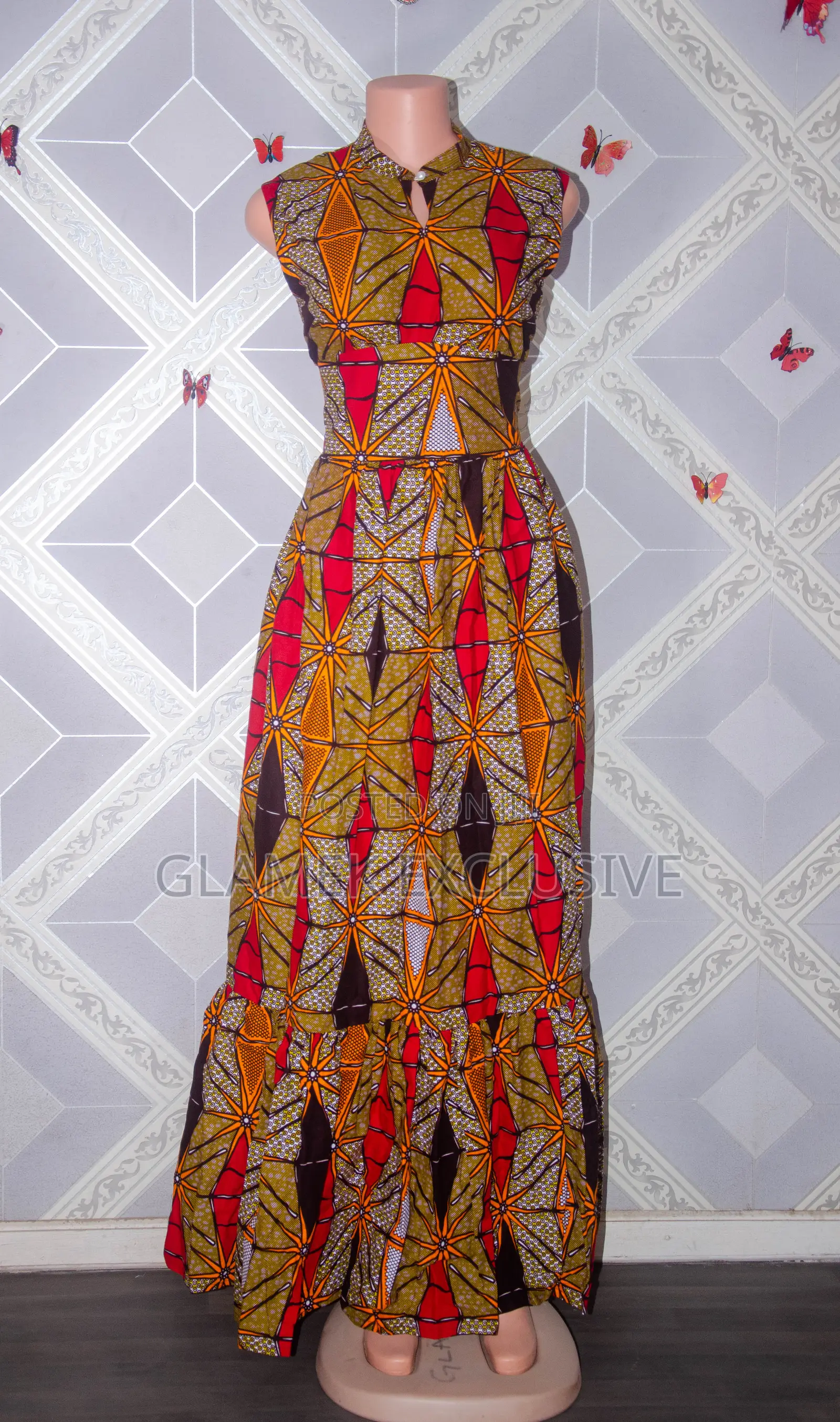 Ankara Maxi Dress