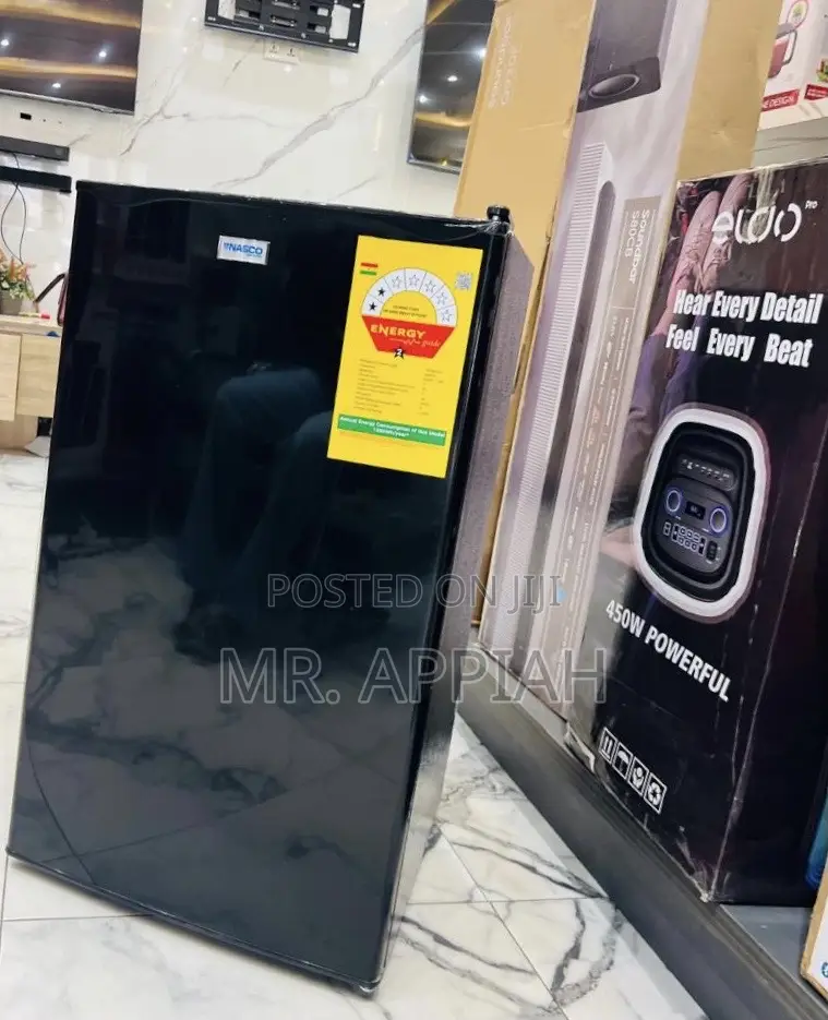 Extremely Quality Nasco Nasf1-110fl 1 Door Table Top Fridge(Black)92l.