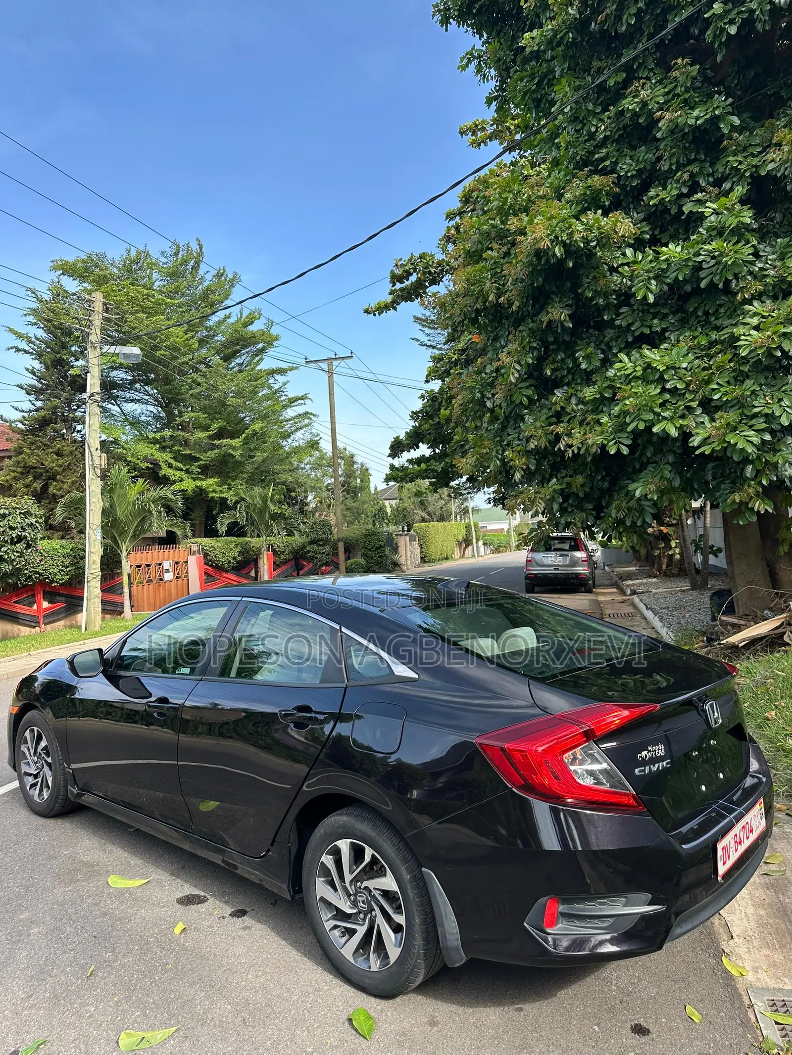 Honda Civic EX Sedan 2018 Black